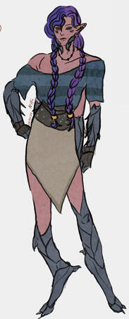 Full body + flat color